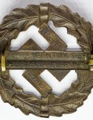 Спортивный знак СА в «бронзе» 3 степени.