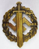 Спортивный знак СА в «бронзе» 3 степени.