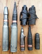 Снаряди з БМП-2 30х165 мм ОТ, ОФЗ, БТ