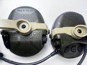 Активні навушники LIBERATOR із мікрофоном та виходом на радіостанцію, Колір olive