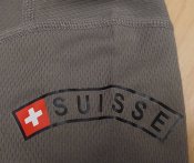 Термофутболка Suisse, 1 слой, олива, размер M, лёгкое б/у, армия ВС Швейцария