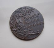 Медаль Федерация Военного Спорта Швеции 1909 год