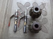 Две Ф-1 под учебный пиропатрон