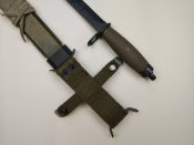 Штык-нож образца 1968 года к автоматической винтовке AG-3. Норвегия.