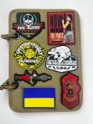 Патч-органайзер для зберігання шевронів і патчів, колір койот, новий