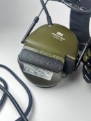 Активні навушники 3M Peltor XPI, Single com, Колір - Olive, NATO 4 pin, НОВІ + кнопка ПТТ NEXUS U94