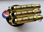 Открывачка для бутылок из гильзы 12,7х108 с лазерной гравировкой
