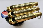 Открывачка для бутылок из гильзы 12,7х108 с лазерной гравировкой