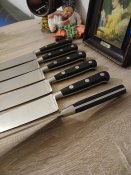 2К#1 Ніж міцний новий тм Sabatier inox France з фабрики м.Тьер Франция. (3 шт.)