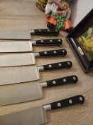 2К#1 Ніж міцний новий тм Sabatier inox France з фабрики м.Тьер Франция. (3 шт.)