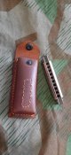 Губная гармошка Piccolo от M. Hohner, клейма Ges Gesch