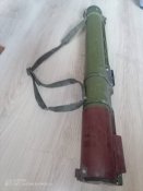 Тубус РПГ 22 з задньою кришкою.