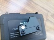 Новий маленький відкритий коліматор на вівер Sotac RMR 1х24 Red Dot 3MOA.