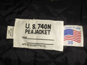 Бушлат U.S.740 N Pea Jacket by Shott.