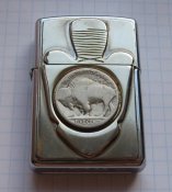 Бензиновая зажигалка оригинал Zippo Buffalo 2001