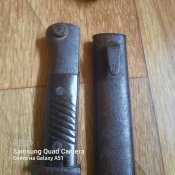 Штык к-98 ,лопата ...чердак вторая мировая .