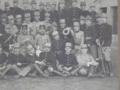 Австро-угорські гармаші. Львів/ Лемберг 1914р. Формат фото :30 см.Х 40 см.