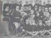 Австро-угорські гармаші. Львів/ Лемберг 1914р. Формат фото :30 см.Х 40 см.