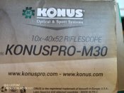 Оптический прицел Konus KonusPro M-30 10-40x52 Mil-Dot IR