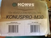 Оптический прицел Konus KonusPro M-30 10-40x52 Mil-Dot IR