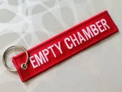 Брелок бирка «Empty Chamber» - вишита
