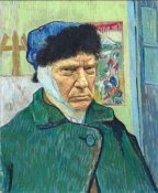 Автопортрет Дональда Трампв с пробитым...