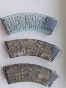 Магазини 7,62х39 з пластику. Три штуки