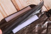 Водонепроникна сумка на пояс для телефону, грошей, документів (колір чорний) (1483)