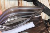 Водонепроникна сумка на пояс для телефону, грошей, документів (колір чорний) (1483)