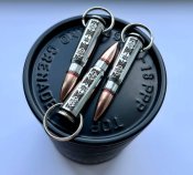 Брелок 7,62х39 лазерная гравировка (3 шт.)