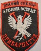 Шеврон Правый сектор 4-та резервна сотня...