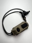 Подвійна кнопка ввімкнення перемикач для лазеру, ліхтарика чи лцу surefire, dbal a2, peq 15, inforce, m300, m600, m600c. 0011