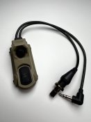 Подвійна кнопка ввімкнення перемикач для лазеру, ліхтарика чи лцу surefire, dbal a2, peq 15, inforce, m300, m600, m600c. 0012