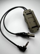 Подвійна кнопка ввімкнення перемикач для лазеру, ліхтарика чи лцу surefire, dbal a2, peq 15, inforce, m300, m600, m600c. 0012