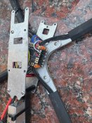 Трофейний рашистський алюмінієвий FPV дрон 10*