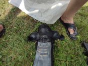Поліцейський захист ноги та коліна (9)