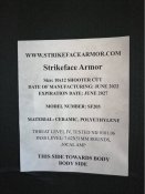 Бронеплиты керамические Strike Face 2 шт