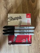 Маркери Sharpie Fine Point Black , наповнення...