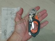 Тактические складные ножницы парамедика со стропорезом, стеклобоем, клипсой. Качество!