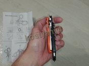 Тактические складные ножницы парамедика со стропорезом, стеклобоем, клипсой. Качество!