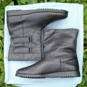 Сапоги кожаные р. 43.