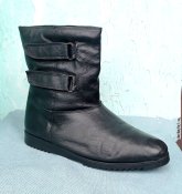 Сапоги кожаные р. 43.