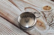 Стакан складний туристичний 60 мл з нержавіючої сталі Ukraine Тризуб 60 мл (1820)