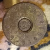Гільзи запалу від арти 155 мм FH-70 Праймери (піропатрон) 5 шт. Латунь. Всі клейма різні!