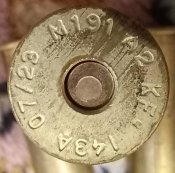 Гільзи запалу від арти 155 мм FH-70 Праймери (піропатрон) 5 шт. Латунь. Всі клейма різні!