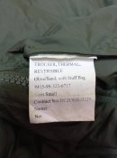 Реверсивные термоштаны самосбросы размер S, Trouser Thermal Reversible Olive/Sand