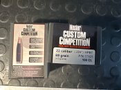 Пули 224 Nosler CC