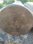 Гільзи німецької пушки 10 cm schwere Kanone 18.(Латунь)Одним лотом