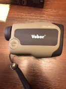 Лазерний далекомір Veber 6x25 LRF600 green