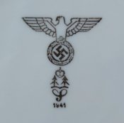 Тарілка Вермахт 1941 Haas & Czjzek (Чехословаччина)